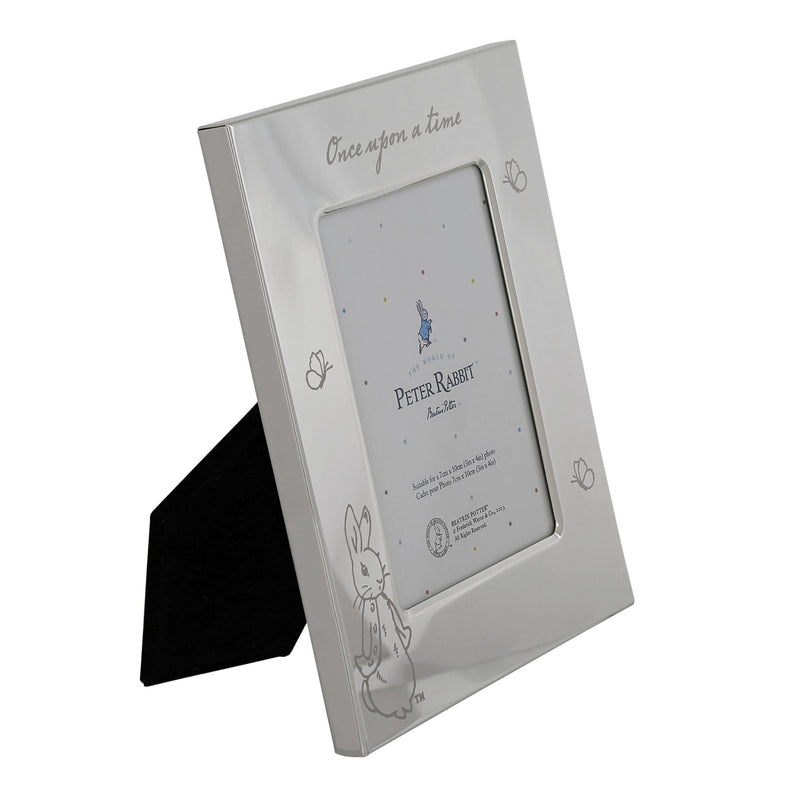 Silver Plated Christening Baby Photo Frame