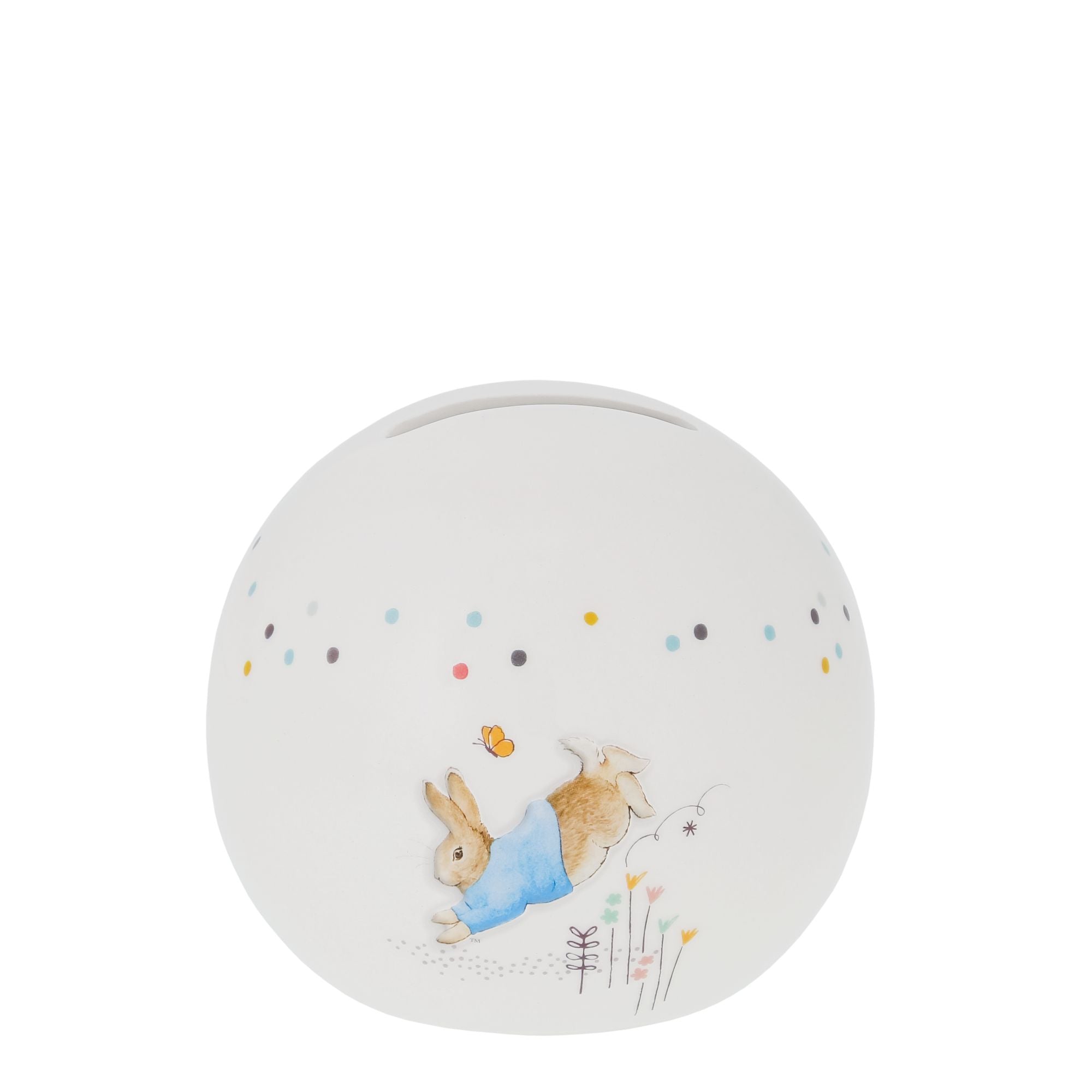 Peter Rabbit Money bank - Sphere – Beatrix Potter Gifts by Enesco