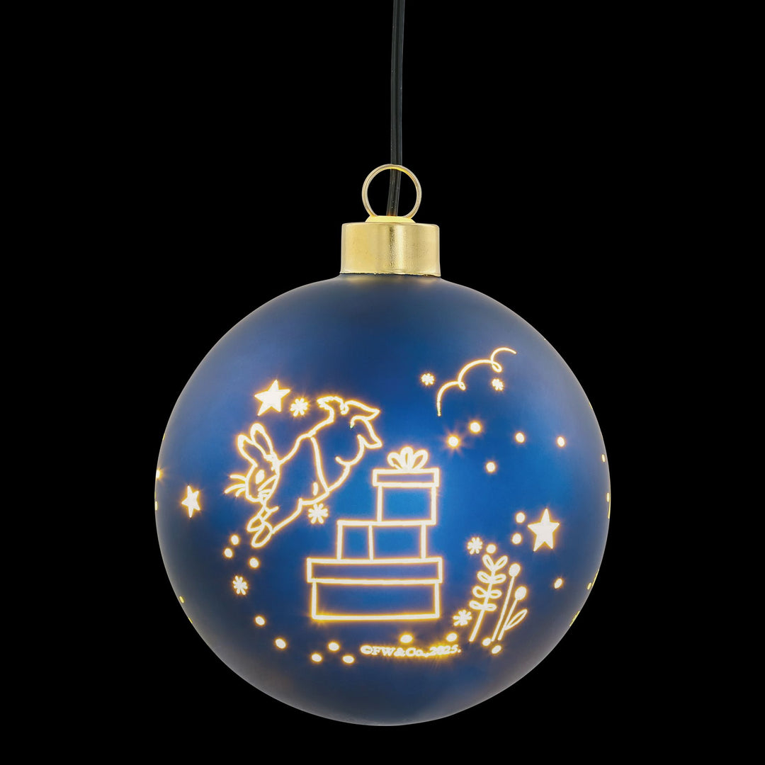 Peter Rabbit LED Bauble - Midnight Blue