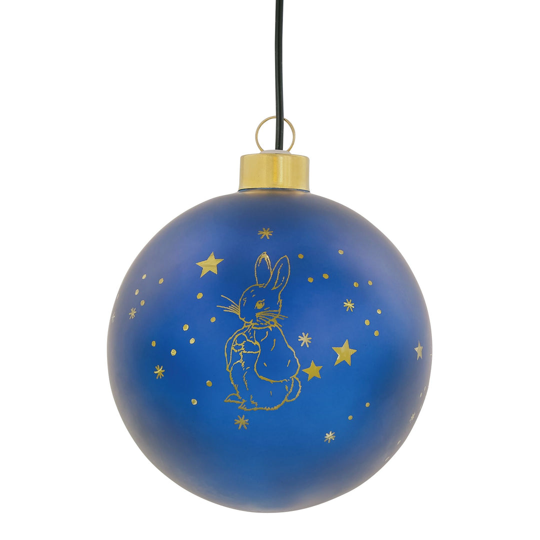 Peter Rabbit LED Bauble - Midnight Blue