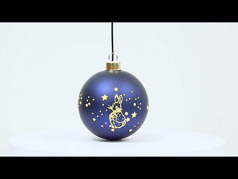 Peter Rabbit LED Bauble - Midnight Blue