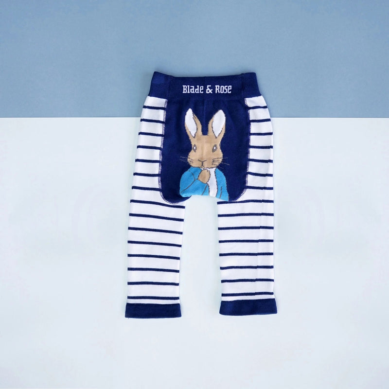 Peter Rabbit Navy Stripe Leggings 0-6 Months