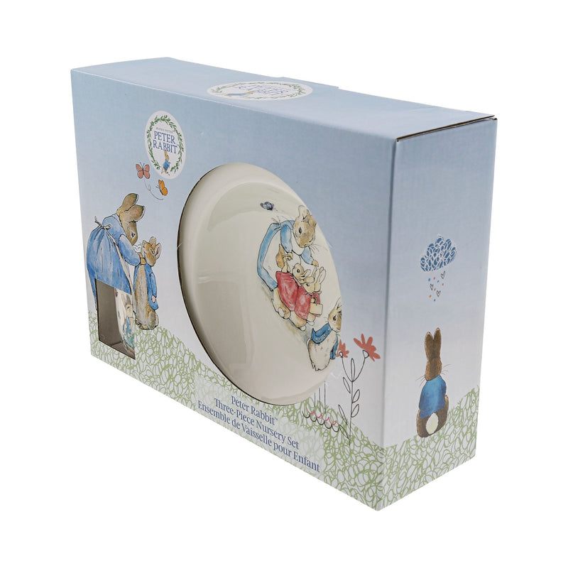 Peter Rabbit Three-Piece Nursery Set by Beatrix Potter