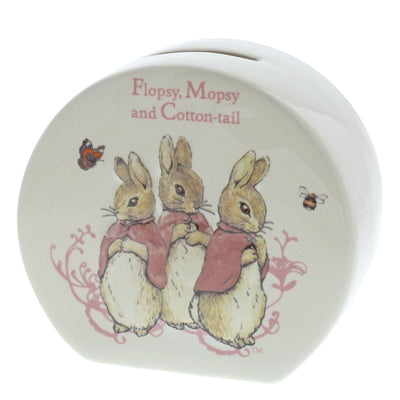 Flopsy, Mopsy & Cotton-tail Money Bank by Beatrix Potter
