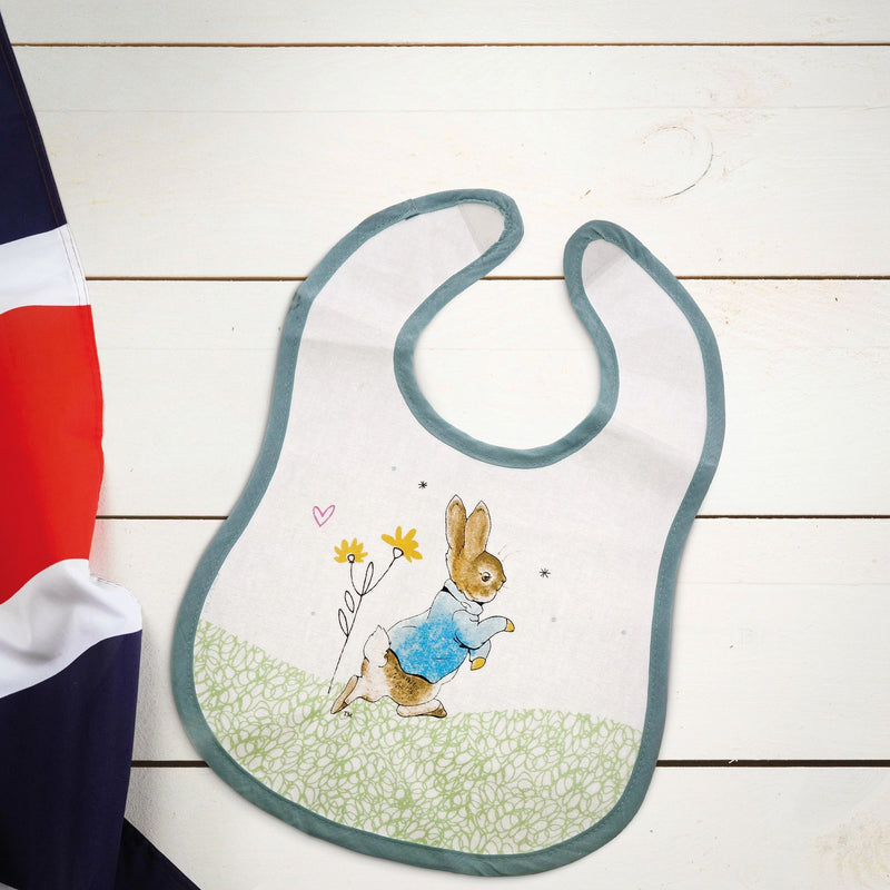 Peter Rabbit Childrens Bib by Beatrix Potter