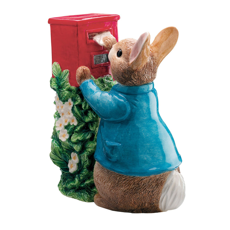 Peter Rabbit Posting a Letter Money Bank by Beatrix Potter